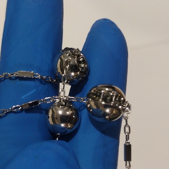 Coldwater Creek Multi-Strand Necklace – Silver Elegant Layered Beads Jewelry 18" - Picture 8 of 12